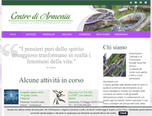 Tablet Screenshot of centroarmoniavalgomio.it